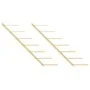 Botellero de pared para 7 botellas 2 unidades metal dorado de vidaXL, Botelleros - Ref: Foro24-340899, Precio: 64,02 €, Descu...