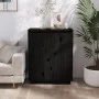 Aparador de madera maciza de pino negro 60x34x75 cm de vidaXL, Aparadores - Ref: Foro24-813349, Precio: 83,76 €, Descuento: %