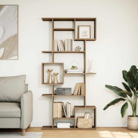 Estantería madera de ingeniería roble artisian 92x29x188 cm en Librerías y estanterías | Comprar online en Foru.es