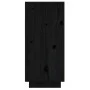 Aparador de madera maciza de pino negro 60x34x75 cm de vidaXL, Aparadores - Ref: Foro24-813349, Precio: 83,76 €, Descuento: %