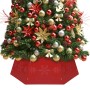 Falda del árbol de Navidad roja Ø68x25 cm en Decoración Festiva y Estacional | Comprar online en Foru.es