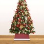Falda del árbol de Navidad roja y blanca 48x48x25 cm en Decoración Festiva y Estacional | Comprar online en Foru.es