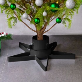 Soporte para árbol de Navidad negro 47x47x13,5 cm en Decoración Festiva y Estacional | Comprar online en Foru.es