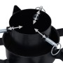 Soporte para árbol de Navidad negro 47x47x13,5 cm en Decoración Festiva y Estacional | Comprar online en Foru.es