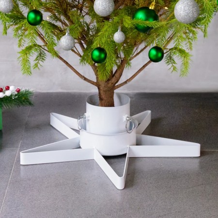 Soporte para árbol de Navidad blanco 47x47x13,5 cm en Decoración Festiva y Estacional | Comprar online en Foru.es
