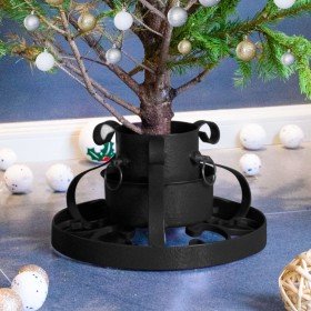 Soporte para árbol de Navidad negro 29x29x15,5 cm en Decoración Festiva y Estacional | Comprar online en Foru.es