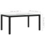 Juego de comedor de jardín 5 pzas con cojines ratán PE negro de vidaXL, Conjuntos de jardín - Ref: Foro24-3094867, Precio: 42...
