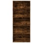 Estantería madera ingeniería color roble ahumado 80x30x189 cm en Librerías y estanterías | Comprar online en Foru.es