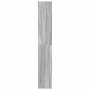 Estantería madera ingeniería gris Sonoma 80x30x189cm en Librerías y estanterías | Comprar online en Foru.es