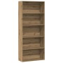Estantería madera de ingeniería roble artisian 80x30x189 cm en Librerías y estanterías | Comprar online en Foru.es