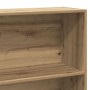 Estantería madera de ingeniería roble artisian 80x30x189 cm en Librerías y estanterías | Comprar online en Foru.es