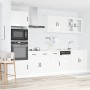 Mueble cocina Kalmar blanco de alto brillo 7 pzas en Armarios de cocina | Comprar online en Foru.es