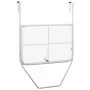 Mesa de balcón acero blanca 60x40 cm de vidaXL, Mesas de jardín - Ref: Foro24-340916, Precio: 47,50 €, Descuento: %
