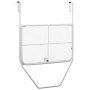 Mesa de balcón acero blanca 60x40 cm de vidaXL, Mesas de jardín - Ref: Foro24-340916, Precio: 48,41 €, Descuento: %