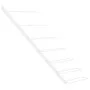 Botellero de pared para 7 botellas de metal blanco de vidaXL, Botelleros - Ref: Foro24-340896, Precio: 41,12 €, Descuento: %