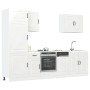 Mueble cocina Kalmar blanco de alto brillo 7 pzas en Armarios de cocina | Comprar online en Foru.es