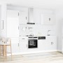 Mueble cocina Kalmar blanco de alto brillo 7 pzas en Armarios de cocina | Comprar online en Foru.es