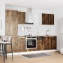 Mueble cocina Kalmar roble ahumado 7 pzas madera contrachapada en Armarios de cocina | Comprar online en Foru.es