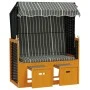 Strandkorb Strandkorb Baldachin Kunstrattan Holz schwarz grau von vidaXL, Liegen - Ref: Foro24-318657, Preis: 243,23 €, Rabat...
