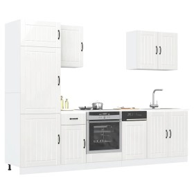 Mueble cocina Lucca blanco de alto brillo 7 pzas en Armarios de cocina | Comprar online en Foru.es