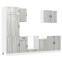 Conjunto de armarios de cocina "Porto" de 7 piezas en madera de ingeniería Sonoma gris en Armarios de cocina | Comprar online en