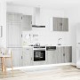 Conjunto de armarios de cocina "Porto" de 7 piezas en madera de ingeniería Sonoma gris en Armarios de cocina | Comprar online en