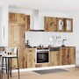 Mueble cocina Kalmar madera vieja 8 pzas madera contrachapada en Armarios de cocina | Comprar online en Foru.es