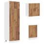 Mueble cocina Kalmar madera vieja 8 pzas madera contrachapada en Armarios de cocina | Comprar online en Foru.es