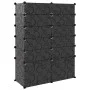 Zapatero PP negro 94x37x125 cm de vidaXL, Zapateros y organizadores de calzado - Ref: Foro24-340565, Precio: 63,63 €, Descuen...