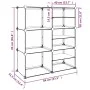 Zapatero PP transparente 84x31,5x93 cm de vidaXL, Zapateros y organizadores de calzado - Ref: Foro24-340568, Precio: 28,89 €,...