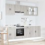 Mueble cocina Kalmar sonoma gris 8 pzas madera contrachapada en Armarios de cocina | Comprar online en Foru.es