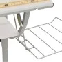 Mesa de dibujo madera y acero blanco y gris 110x53x(58-87) cm de vidaXL, Escritorios - Ref: Foro24-340928, Precio: 87,95 €, D...