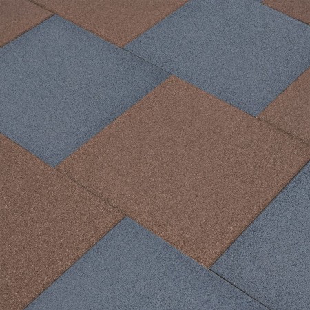 Losetas de goma protección de caídas 12 uds gris 50x50x3 cm de vidaXL, Suelos y moquetas - Ref: Foro24-3096596, Precio: 197,6...