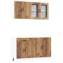 Mueble cocina Kalmar madera vieja 4 pzas madera contrachapada en Armarios de cocina | Comprar online en Foru.es