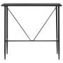 Mesa alta de cocina MDF negro 120x60x110 cm en Mesas de comedor | Comprar online en Foru.es