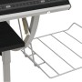 Mesa de dibujo madera y acero negro y gris 110x53x(58-87) cm de vidaXL, Escritorios - Ref: Foro24-340929, Precio: 82,68 €, De...
