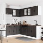 Mueble de cocina Kalmar negra 11 piezas madera contrachapada en Armarios de cocina | Comprar online en Foru.es