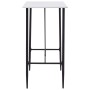 Mesa alta de cocina MDF blanco 120x60x110 cm en Mesas de comedor | Comprar online en Foru.es