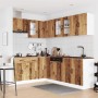 Mueble cocina Kalmar madera vieja 11 pzas madera contrachapada en Armarios de cocina | Comprar online en Foru.es