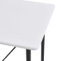 Mesa alta de cocina MDF blanco 120x60x110 cm en Mesas de comedor | Comprar online en Foru.es