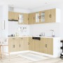 Mueble cocina Lucca roble sonoma 11 pzas madera contrachapada en Armarios de cocina | Comprar online en Foru.es
