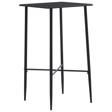 Mesa alta de cocina MDF negro 60x60x111 cm en Mesas de comedor | Comprar online en Foru.es