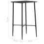 Mesa alta de cocina MDF negro 60x60x111 cm en Mesas de comedor | Comprar online en Foru.es