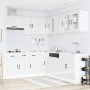 Mueble cocina Kalmar blanco brillo 11 pzas madera contrachapada en Armarios de cocina | Comprar online en Foru.es