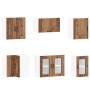 Mueble cocina Kalmar madera vieja 11 pzas madera contrachapada en Armarios de cocina | Comprar online en Foru.es