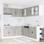 Mueble cocina Porto sonoma gris 11 pzas madera contrachapada en Armarios de cocina | Comprar online en Foru.es