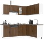 Conjunto de armarios de cocina de 11 piezas "Kalmar" de madera de ingeniería de roble marrón en Armarios de cocina | Comprar onl