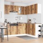 Mueble cocina Kalmar madera vieja 11 pzas madera contrachapada en Armarios de cocina | Comprar online en Foru.es