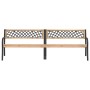 Banco de jardín doble madera de abeto chino 238 cm de vidaXL, Bancos de jardín - Ref: Foro24-317134, Precio: 169,55 €, Descue...