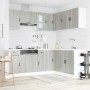 Mueble cocina Porto sonoma gris 11 pzas madera contrachapada en Armarios de cocina | Comprar online en Foru.es